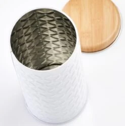 2x Bewaar/voorraad Blikken Koffiepads Wit 18 X 7,5 Cm 1 Liter -Mepal shop 1195x1200 13