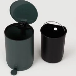 Sealskin Mind - Pedaalemmer - 5 Liter Vrijstaand - Donkergroen 16 Sealskin Mind - Pedaalemmer - 5 Liter Vrijstaand - Donkergroen -Mepal shop 1197x1200 10