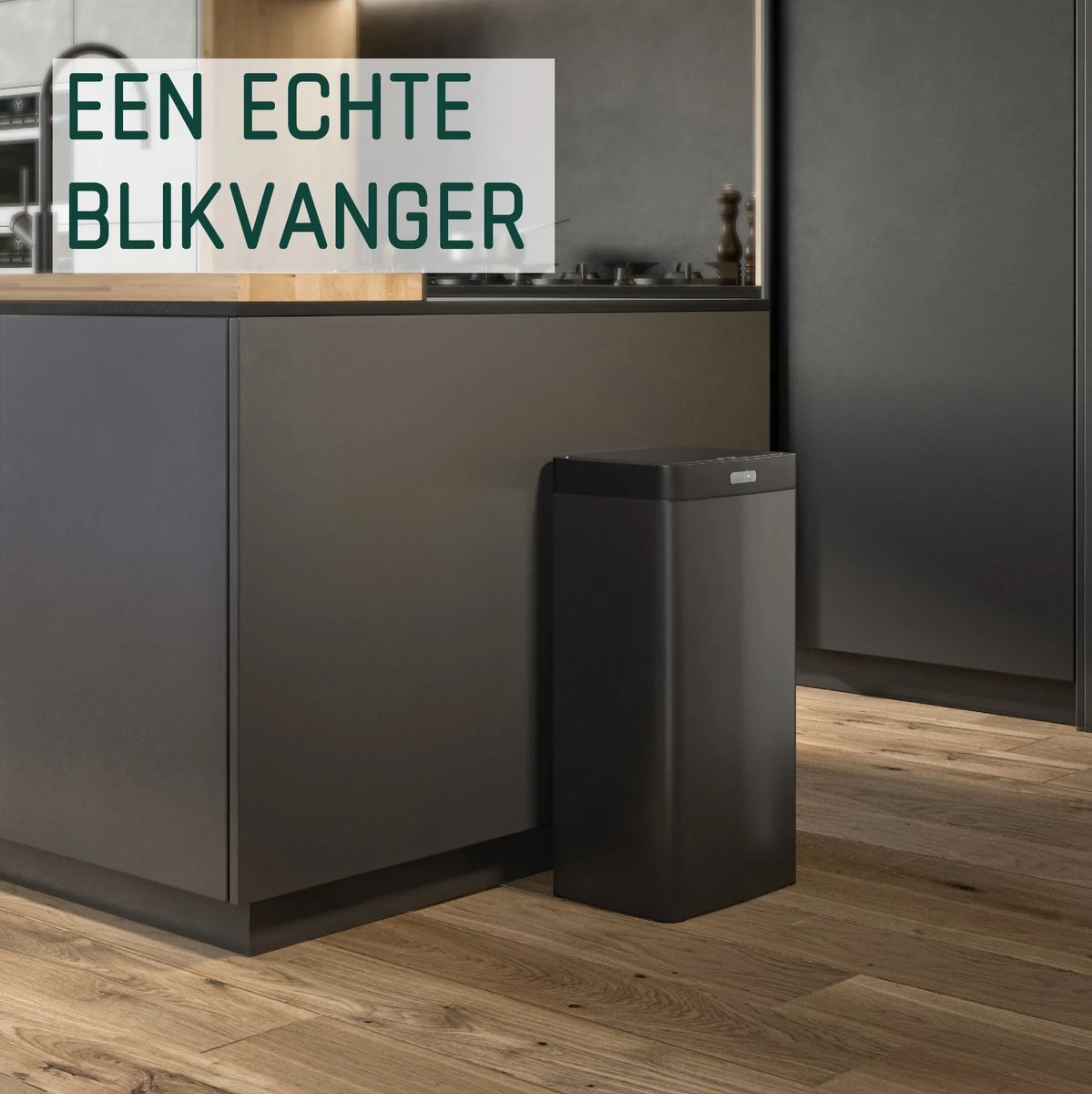 Sensor Prullenbak Zwart 50 Liter - Automatische Softclose Deksel - 50L - Zwarte Afvalemmer Stangvollby KINNA - Scandinavisch Design - Afvalbak - Infrarood Bewegingssensor - Vingerafdrukvrij En Vuilafstotend RVS - Hygiënische Keuken En Kantoor Vuilbak 8 Sensor Prullenbak Zwart 50 Liter - Automatische Softclose Deksel - 50L - Zwarte Afvalemmer Stangvollby KINNA - Scandinavisch Design - Afvalbak - Infrarood Bewegingssensor - Vingerafdrukvrij En Vuilafstotend RVS - Hygiënische Keuken En Kantoor Vuilbak - Afbeelding 6