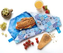 Boc'n'Roll Foodwrap - Patchwork Blauw -Mepal shop 1200x1014 3