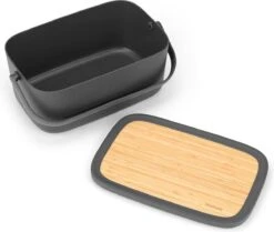 Brabantia Nic Broodtrommel - Met Bamboe Deksel - Dark Grey 22 Brabantia Nic Broodtrommel - Met Bamboe Deksel - Dark Grey -Mepal shop 1200x1017