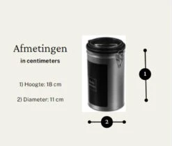 Préfère® Koffiebonen Bewaarbus 1,6L - Koffiepads Bewaarbus - Koffieblikbewaarblik - Zilver/Zwart 7 Préfère® Koffiebonen Bewaarbus 1,6L - Koffiepads Bewaarbus - Koffieblikbewaarblik - Zilver/Zwart -Mepal shop 1200x1020 7