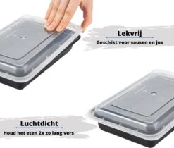 Meal Prep Bakjes - 14 Stuks - 1 Compartiment - Lunchbox - Diepvriesbakjes - Vershoudbakjes - Plastic Bakjes Met Deksel - Magnetron Bakjes Met Deksel - Meal Prep - Vershouddoos - 1L - BPA Vrij 15 Meal Prep Bakjes - 14 Stuks - 1 Compartiment - Lunchbox - Diepvriesbakjes - Vershoudbakjes - Plastic Bakjes Met Deksel - Magnetron Bakjes Met Deksel - Meal Prep - Vershouddoos - 1L - BPA Vrij -Mepal shop 1200x1022 4