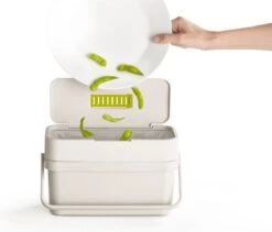 Joseph Joseph Compo Food Afvalemmer - 4L - Stone Wit -Mepal shop 1200x1024 2