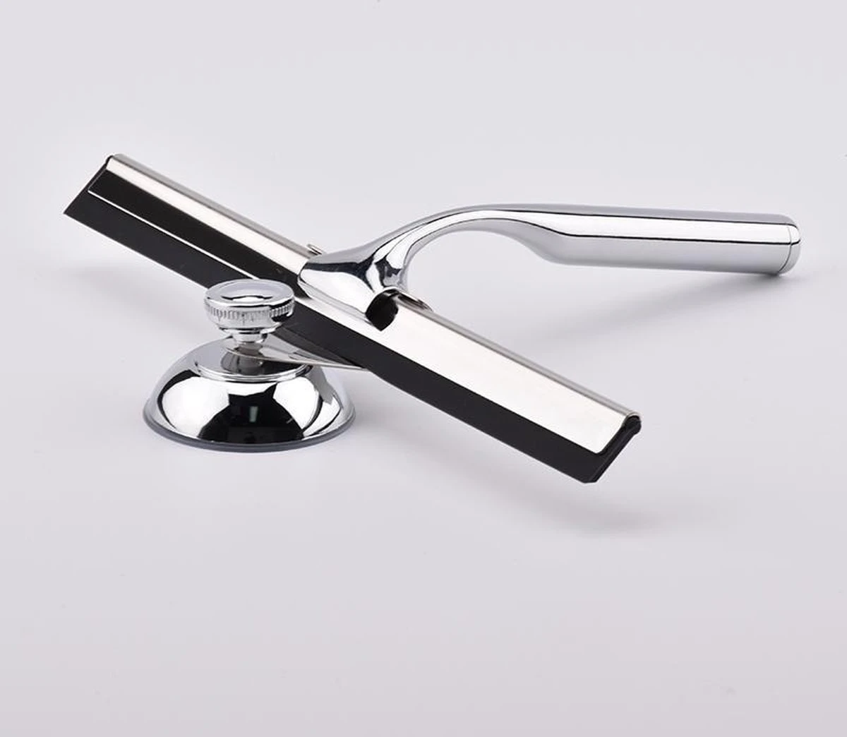 Douchewisser Inclusief Ophanghaak Met Zuignap - Douchewisser Badkamer - Raamtrekker - Douche Trekker - Raamwisser Douche - Douchetrekker - Douche Wisser - Ramen Schoonmaken - Chrome 8 Douchewisser Inclusief Ophanghaak Met Zuignap - Douchewisser Badkamer - Raamtrekker - Douche Trekker - Raamwisser Douche - Douchetrekker - Douche Wisser - Ramen Schoonmaken - Chrome - Afbeelding 6