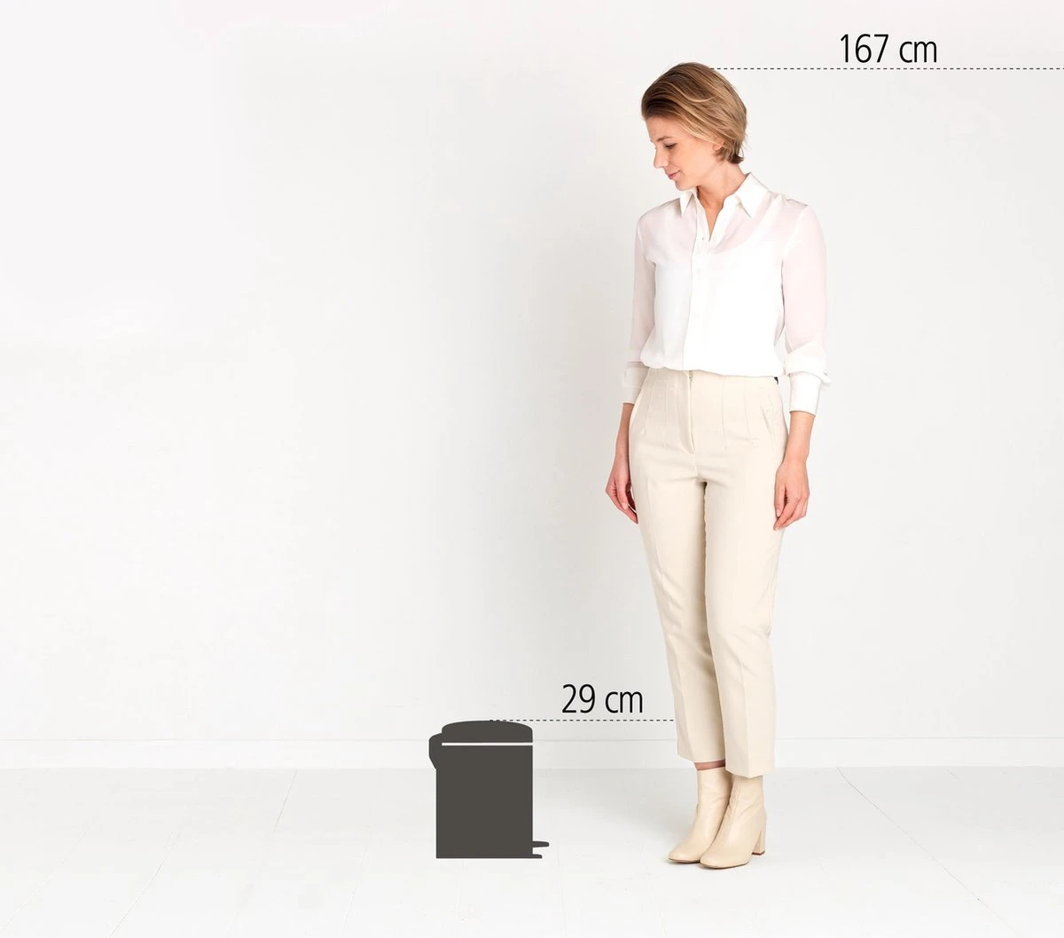 Brabantia NewIcon Prullenbak - 5 L - Platinum 7 Brabantia NewIcon Prullenbak - 5 L - Platinum - Afbeelding 5