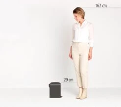 Brabantia NewIcon Prullenbak - 2 X 2 L - Platinum -Mepal shop 1200x1057 8