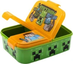 Mickey Mouse Minecraft Broodtrommel 3 Vakjes - 18x13 Cm - Brooddoos - Lunchbox -Mepal shop 1200x1058 3