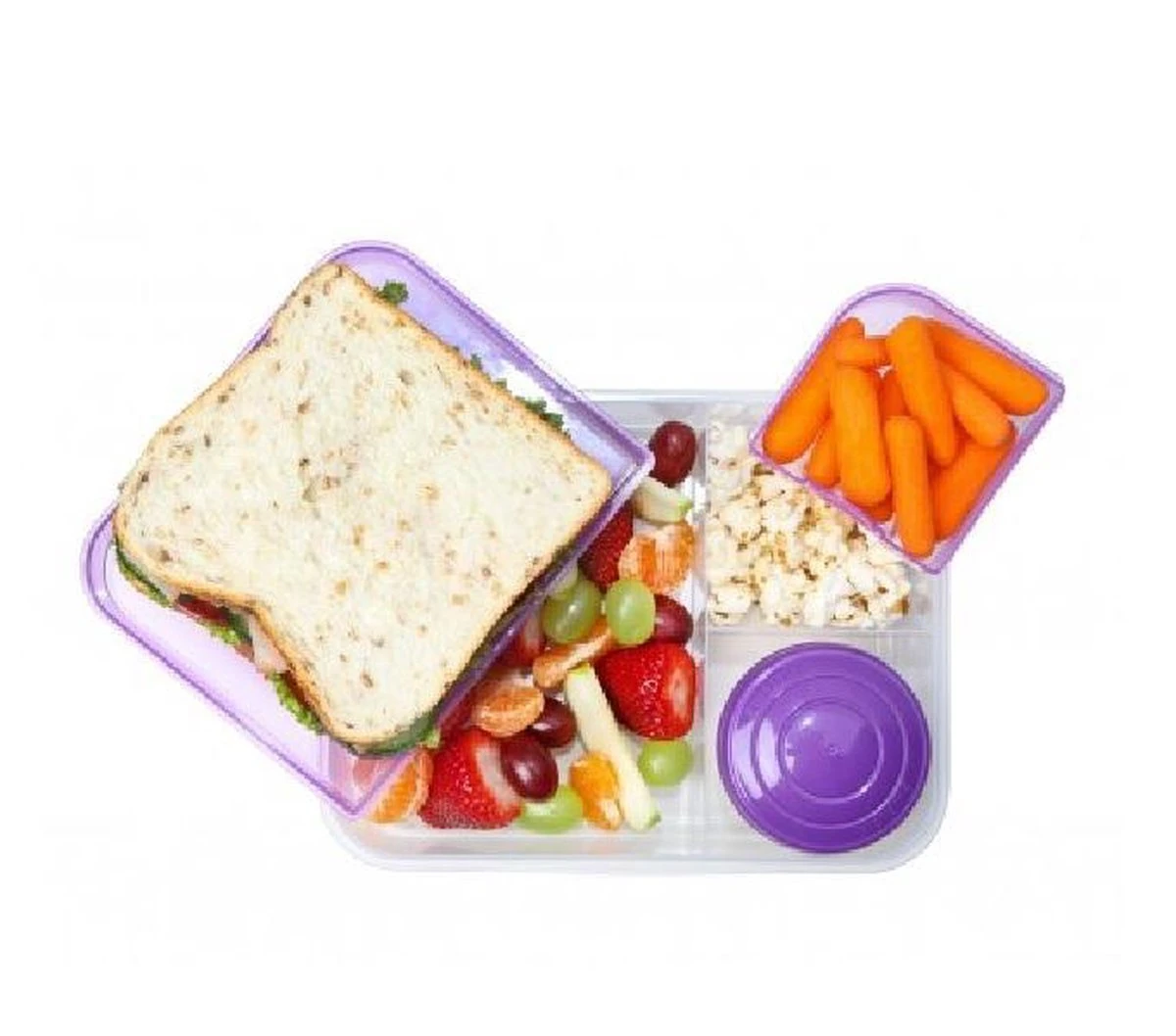 Sistema To Go Bento Lunch Lunchbox 1,65L Blauw 4 Sistema To Go Bento Lunch Lunchbox 1,65L Blauw - Afbeelding 2