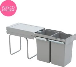 Wesco Inbouw Afvalbak 2 X 14 Liter -Mepal shop 1200x1062 4