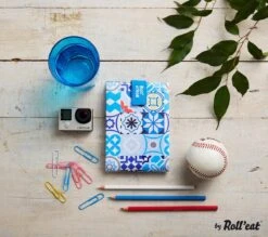 Boc'n'Roll Foodwrap - Patchwork Blauw -Mepal shop 1200x1064 20