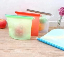 Siliconen Vershoudzakken - Set Van 8 ( 4x 1000ML + 4x 1500ML) -(Transparant, Rood, Groen, Blauw) - Duurzaam - Herbruikbaar - Vries & Hitte Bestendig - Meal Prep - Opbergzak Maatbeker Meal Prep Container -Mepal shop 1200x1072 2