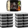 Meal Prep Bakjes - 10 Stuks - 3 Compartimenten - Lunchbox - Diepvriesbakjes - Vershoudbakjes - Plastic Bakjes Met Deksel - Magnetron Bakjes Met Deksel - Meal Prep - Vershouddoos - 1L - BPA Vrij – Fitcrafters -Mepal shop 1200x1074 5