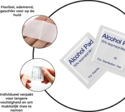 Merkloos Desinfectie Doekjes - 70% Isopropyl Alcohol - 200 Stuks -Mepal shop 1200x1076 1