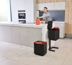 Joseph Joseph Intelligent Waste Prullenbak Totem Max - 60 L - Zwart -Mepal shop 1200x1077 1