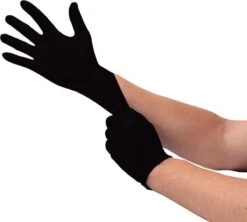 Handschoenen Wegwerp Nitril - Latex Vrij - Ongepoederd - Zwart - Maat XL - 100 Stuks -Mepal shop 1200x1080