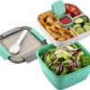 Consumerce® Luxe Meerlaagse Lunchbox Met Vakjes Mintgroen – Lunchbox Volwassenen – Japanse Bento Box – Lunchbox Kinderen – Salade To Go – Brooddoos Volwassenen – Broodtrommel – Lunchtrommel – Salade Lunchbox – Saladebox – Salade Box -Mepal shop 1200x1080 8