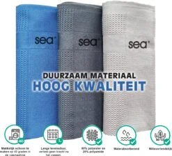 SEA Microvezeldoekjes | 2 SETS | Schoonmaakdoeken | Duurzaam | Microvezel Doek Auto | Reinigingsdoekjes | Microvezeldoeken | Schoonmaakdoekjes | Raamdoeken | 60x40cm | 2x3 Stuks -Mepal shop 1200x1088 3