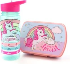 Unicorn Broodtrommel + PET Drinkfles Lichtblauw | Eenhoorn Lunchbox Set Voor Meisjes LS22 23 Unicorn Broodtrommel + PET Drinkfles Lichtblauw | Eenhoorn Lunchbox Set Voor Meisjes LS22 -Mepal shop 1200x1095 2