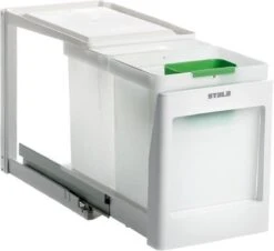 Stala 2 PK Inbouw Prullenbak - 20 L - Wit -Mepal shop 1200x1096 5