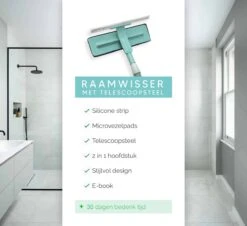 Johannes & Co Raamwisser Met Telescoopsteel 120cm Ruitenreiniger - Ramenwasser - Ramenwisser 19 Johannes & Co Raamwisser Met Telescoopsteel 120cm Ruitenreiniger - Ramenwasser - Ramenwisser -Mepal shop 1200x1097 10