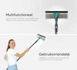 Whipex Sweeper Raamwisser Met Telescoopsteel - 160cm Ruitenreiniger Ramenwasser -Mepal shop 1200x1097