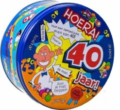 Merkloos 40 Jaar Snoeptrommel/voorraadtrommel Voor Man 14 X 7,5 Cm - 40e Verjaardag - 40e Verjaardag Cadeau / Versiering 5 Merkloos 40 Jaar Snoeptrommel/voorraadtrommel Voor Man 14 X 7,5 Cm - 40e Verjaardag - 40e Verjaardag Cadeau / Versiering -Mepal shop 1200x1099 4
