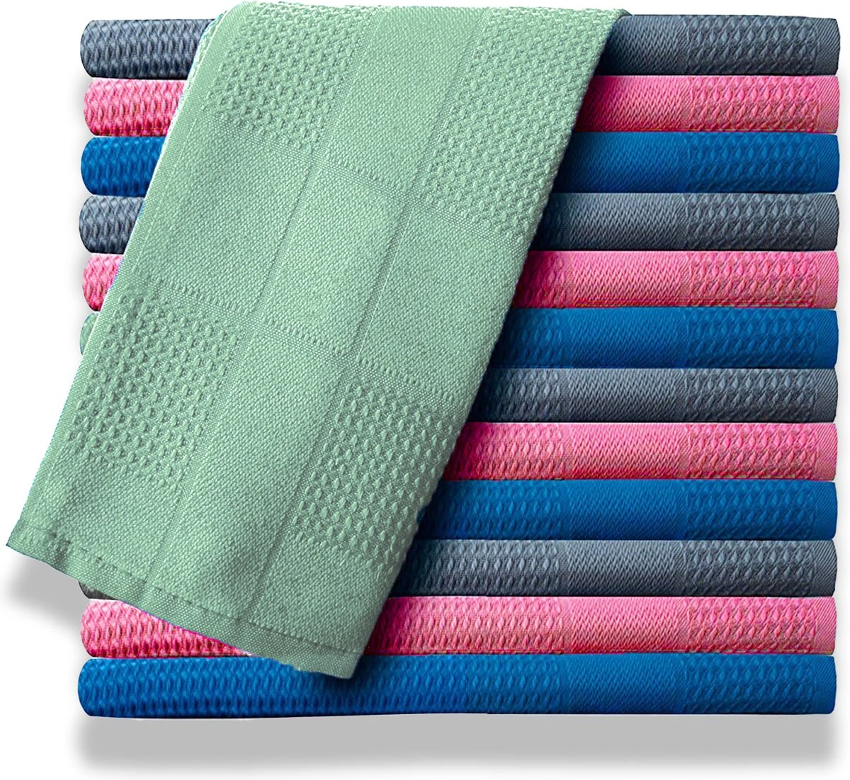 Set Van 4 Professionele Polierdoek Streeploos| Glazendoek | Glaswerk | Poleerdoek | 42 X 68 Cm 4 Set Van 4 Professionele Polierdoek Streeploos| Glazendoek | Glaswerk | Poleerdoek | 42 X 68 Cm - Afbeelding 2