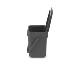 Brabantia Sort & Go Afvalbakje Aanrecht - 3 L - Dark Grey -Mepal shop 1200x1109 2