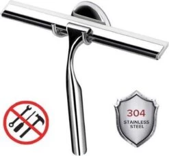 Merkloos Luxe Douchewisser 25 Cm - Aluminium - Inclusief Ophangsysteem - Trekker - Badkamer Accessoires - Raamwisser - Roestvrij Staal -Mepal shop 1200x1114 1