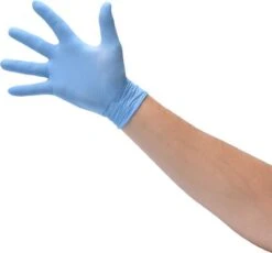 100x Nitril (Nitrile) Wegwerp Handschoenen - Blauw - Latex Vrij - Ongepoederd - Maat L -Mepal shop 1200x1115 1