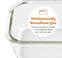 Lock&Lock Glazen Vershoudbakjes - Glazen Meal Prep Bakjes - Glazen Bakjes Met Deksel - Ovenschaaltjes Met Deksel - Set Van 6 Stuks - 380 Ml -Mepal shop 1200x1115 9