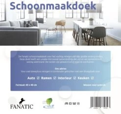 Merkloos Clean Dry Ramenset Raamdoeken Origineel 45 X 60 Blauw/Geel -Mepal shop 1200x1122 3