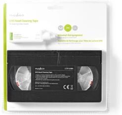 Nedis VHS-Reinigingscassette - 20 Ml - VHS-Koppen - Zwart -Mepal shop 1200x1134