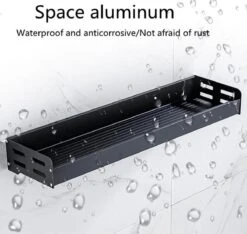 Merkloos TDR - Kruidenrek - Ophangbaar - Inclusief 6 Verplaatsbare Haken Voor Keukengereedschap - 50 Cm - Zwart -Mepal shop 1200x1137 5