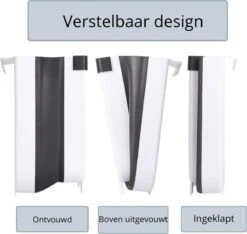 Merkloos Handy Bin - Afvalbakje Aanrecht - Uitschuifbaar - Keuken Prullenbak - WIT -Mepal shop 1200x1138 3