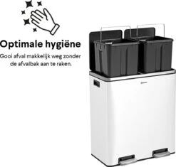 Afvalscheidingsprullenbak 2 Vakken Wit – 60 L (2x30 Liter) Pedaalemmer Homra QUICKX – Design Duo Afvalemmer RVS - Afval Scheiden - Recycle Afvalbak - Hygiënisch Pedaal - Dubbele Vuilnisbak - Keuken Vuilbak - Kantoor Prullenbak 33 Afvalscheidingsprullenbak 2 Vakken Wit – 60 L (2x30 Liter) Pedaalemmer Homra QUICKX – Design Duo Afvalemmer RVS - Afval Scheiden - Recycle Afvalbak - Hygiënisch Pedaal - Dubbele Vuilnisbak - Keuken Vuilbak - Kantoor Prullenbak -Mepal shop 1200x1140 1