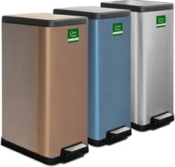 Casa Pura Prullenbak - Vuilnisbak - Zack - Afvalbak Voor Keuken - Roestvrij Staal - 18L -Mepal shop 1200x1142 8