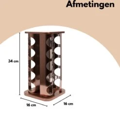 Pazzo Goods - Kruidenrek Staand - Kruidenrek Met Potjes - Rose Goud - RVS - Kruidenrek Draaibaar - 20 Kruidenpotjes - Inclusief Stickers & Stift - Kruiden Carrousel 15 Pazzo Goods - Kruidenrek Staand - Kruidenrek Met Potjes - Rose Goud - RVS - Kruidenrek Draaibaar - 20 Kruidenpotjes - Inclusief Stickers & Stift - Kruiden Carrousel -Mepal shop 1200x1144 3