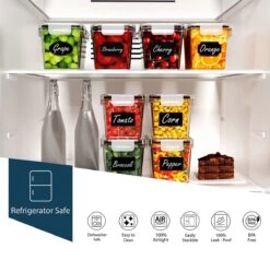 Empyrea Set Van 24 Luchtdichte Vershouddozen, Voorraad Bussen Opslag En Organisatie, Keuken En Voedselcontainer, Voorraadpotten Van Kunststof, BPA-vrij, 72 Etiketten, 3 Markers En 8 Lepels Meegeleverd | Keuken Organizer Voorraadcontainers 12 Empyrea Set Van 24 Luchtdichte Vershouddozen, Voorraad Bussen Opslag En Organisatie, Keuken En Voedselcontainer, Voorraadpotten Van Kunststof, BPA-vrij, 72 Etiketten, 3 Markers En 8 Lepels Meegeleverd | Keuken Organizer Voorraadcontainers -Mepal shop 1200x1154 4