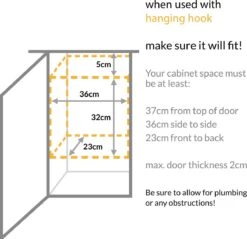 Simplehuman In-Cabinet Prullenbak - Kunststof - 10L - Zwart -Mepal shop 1200x1159 7