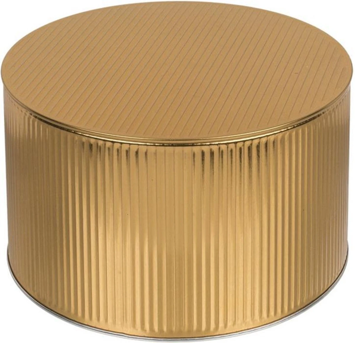 Out Of The Blue Opslagbox/voorraadblik Met Klik-deksel In De Kleur Geel Goud Van Tin-metaal Met Formaat 17 X 10.3 Cm - Keuken/huis Opslag Blikken 3 Out Of The Blue Opslagbox/voorraadblik Met Klik-deksel In De Kleur Geel Goud Van Tin-metaal Met Formaat 17 X 10.3 Cm - Keuken/huis Opslag Blikken