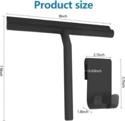 BOTC Douchewisser - Raamwisser - Silicone - 21cm X 16cm - Badkamer Accessoires -Zwart 14 BOTC Douchewisser - Raamwisser - Silicone - 21cm X 16cm - Badkamer Accessoires -Zwart -Mepal shop 1200x1161