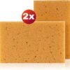 Merkloos Grote Schoonmaakspons - 2x Viscose Autospons - Spons - Schoonmaakartikelen - Auto Wassen - Autospons - Zachte Spons -Mepal shop 1200x1162 1