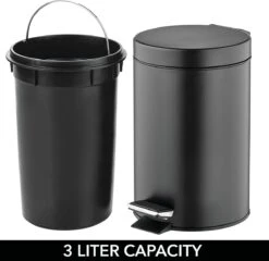 Prullenbak - Keuken/Wc/Kantoor/Badkamer Prullenbak - Klein - 3L - Softclose 9 Prullenbak - Keuken/Wc/Kantoor/Badkamer Prullenbak - Klein - 3L - Softclose -Mepal shop 1200x1167 3