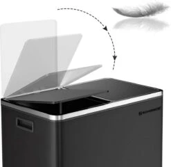 Nancy's Prullenbak Afvalscheiding 2 X 30 L - Prullenbakken Met Zwart 58,6 X 32 X 65 CM 14 Nancy's Prullenbak Afvalscheiding 2 X 30 L - Prullenbakken Met Zwart 58,6 X 32 X 65 CM -Mepal shop 1200x1167 5