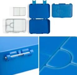 Klarstein Schmatzfatz Junior Lunchbox 6 Vakken - Bento - Vershouddoos 21,3 X 15 X 4,5 Cm (BxHxD) - BPA-vrij - Vaatwasserbestendig -Mepal shop 1200x1170 11
