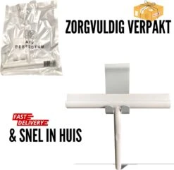 ATV PERFECTUM Douchewisser Wit Met Ophangsysteem - Raamwisser- Trekker Douche - Silicone - 21cm X 16cm - Badkamer Accessoires - Douchewisser 13 ATV PERFECTUM Douchewisser Wit Met Ophangsysteem - Raamwisser- Trekker Douche - Silicone - 21cm X 16cm - Badkamer Accessoires - Douchewisser -Mepal shop 1200x1175