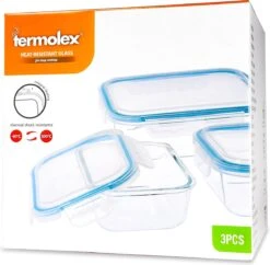 Merkloos Glazen Vershoudbakjes - Vershoudbakje 3 Stuks - Meal Prep Bakjes - Luchtdicht - Glas 15 Merkloos Glazen Vershoudbakjes - Vershoudbakje 3 Stuks - Meal Prep Bakjes - Luchtdicht - Glas -Mepal shop 1200x1178 3