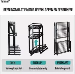 TammaT - Kruidenrek - Kruidenrek Staand - Inklapbare Keukenrek - 3-laags 35x21x56,5CM - Keuken Organizer - Aanrecht Organizer - Keuken Opslag - Roestvrij Staal - Opbergrek - Keuken Organizers - Roestvrij En Krasvrij 31 TammaT - Kruidenrek - Kruidenrek Staand - Inklapbare Keukenrek - 3-laags 35x21x56,5CM - Keuken Organizer - Aanrecht Organizer - Keuken Opslag - Roestvrij Staal - Opbergrek - Keuken Organizers - Roestvrij En Krasvrij -Mepal shop 1200x1178 7